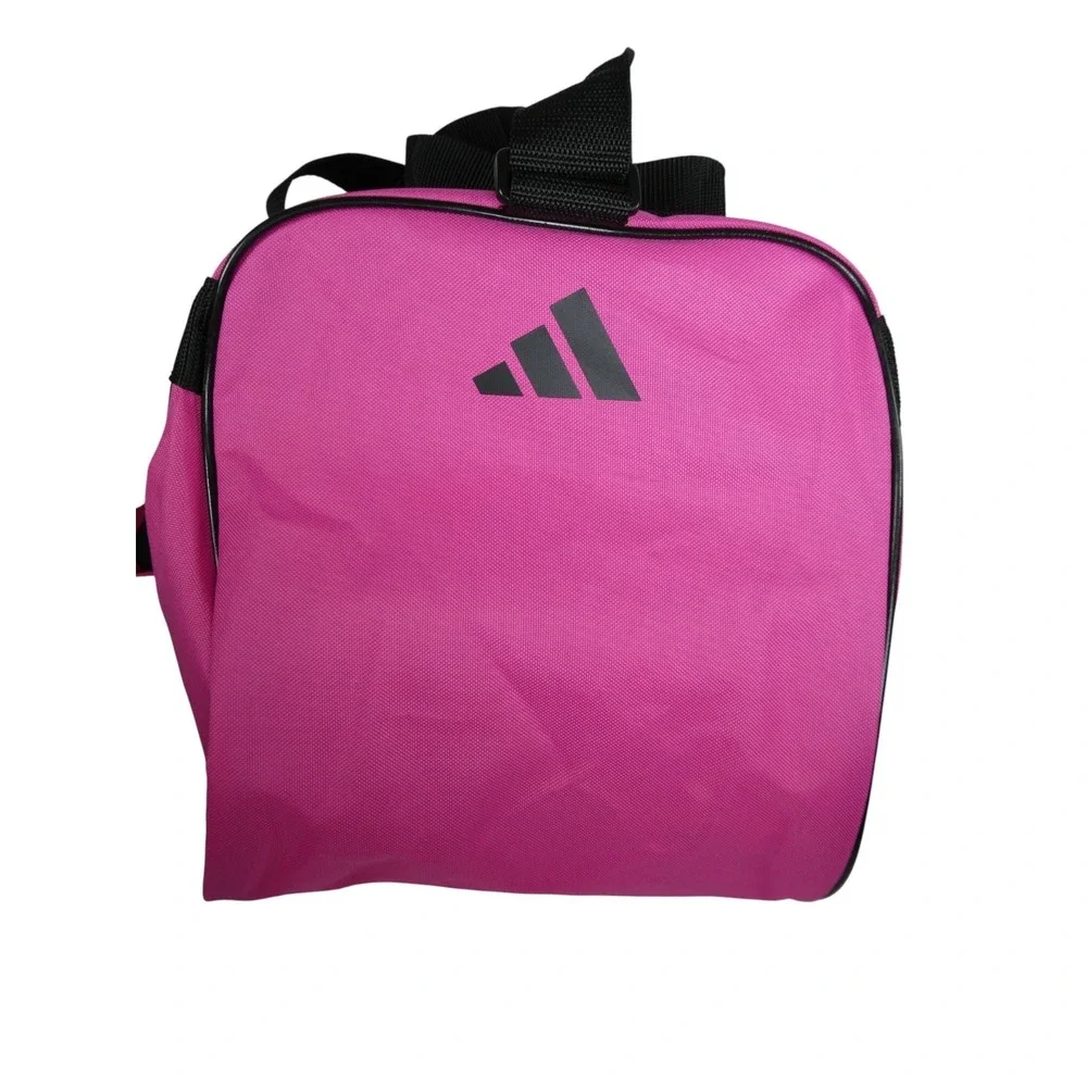 Adidas Power Gym Small Duffle Bag Intense‎ Pink Black Logo Sports Travel